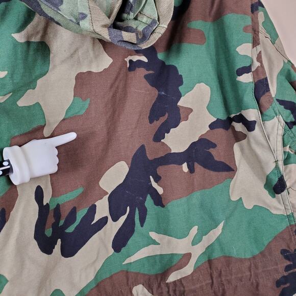 Army Surplus Cold Weather Field Full Zip Coat in Camo Size L - Picture 8 of 12